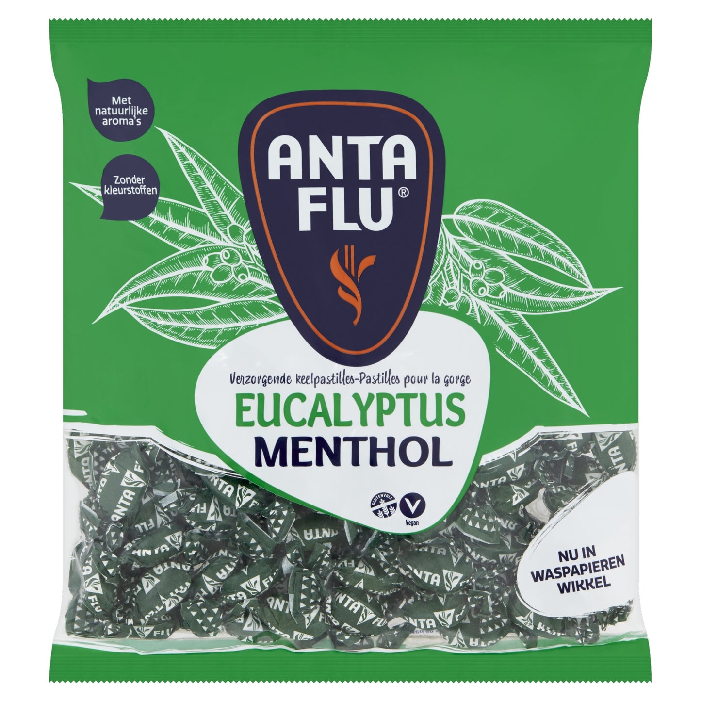Anta Flu - Keelpastilles eucalyptus zak 1 kilogram | 5 stuks