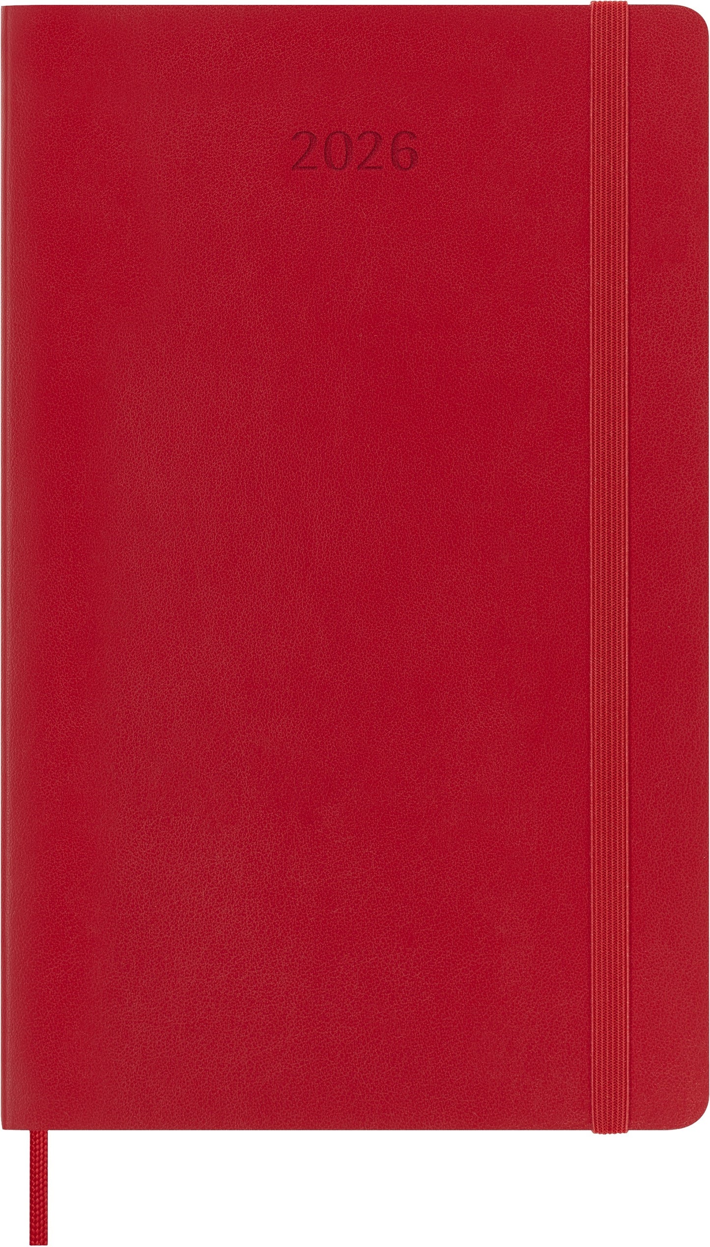Moleskine - Agenda 2026 12M Planner Weekly 7 days/1 page large sc scarlet red