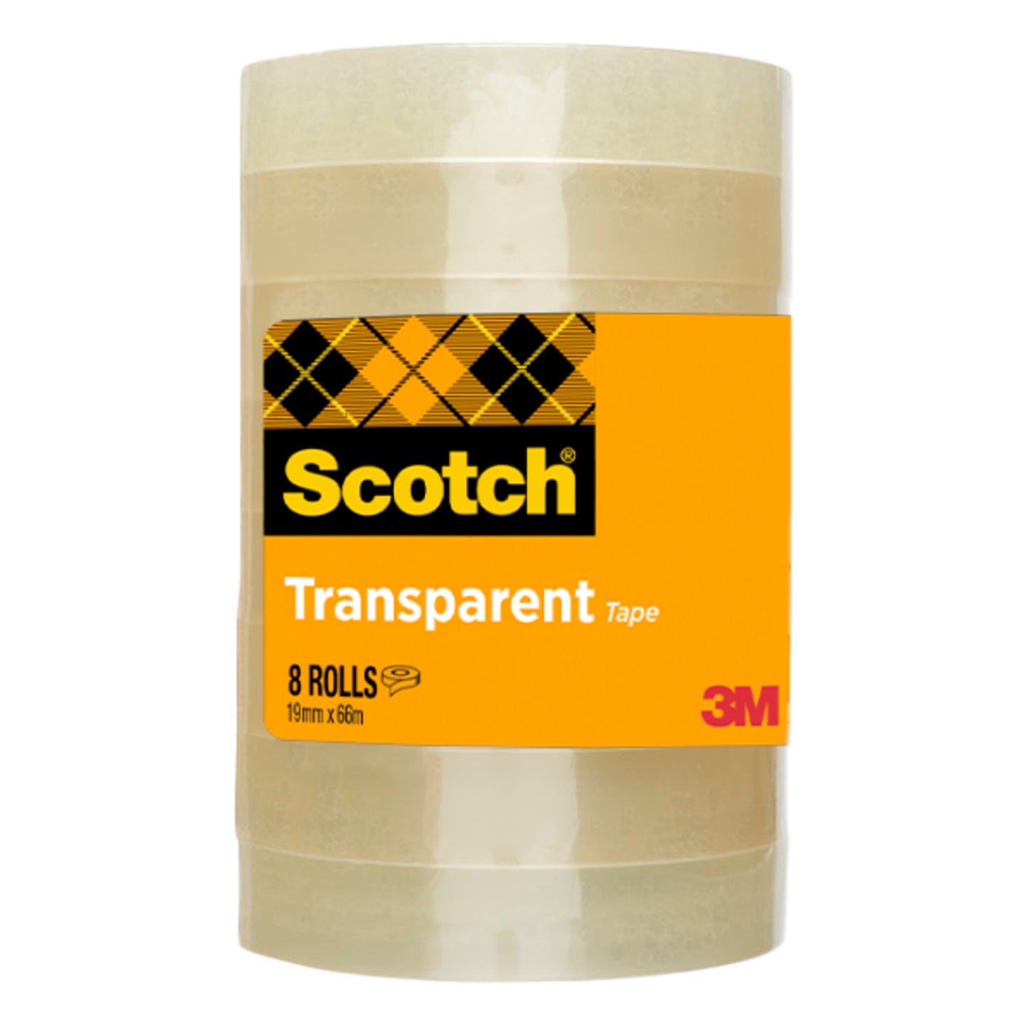 Scotch - Cinta adhesiva 508 19mmx66m transparente 8 rollos