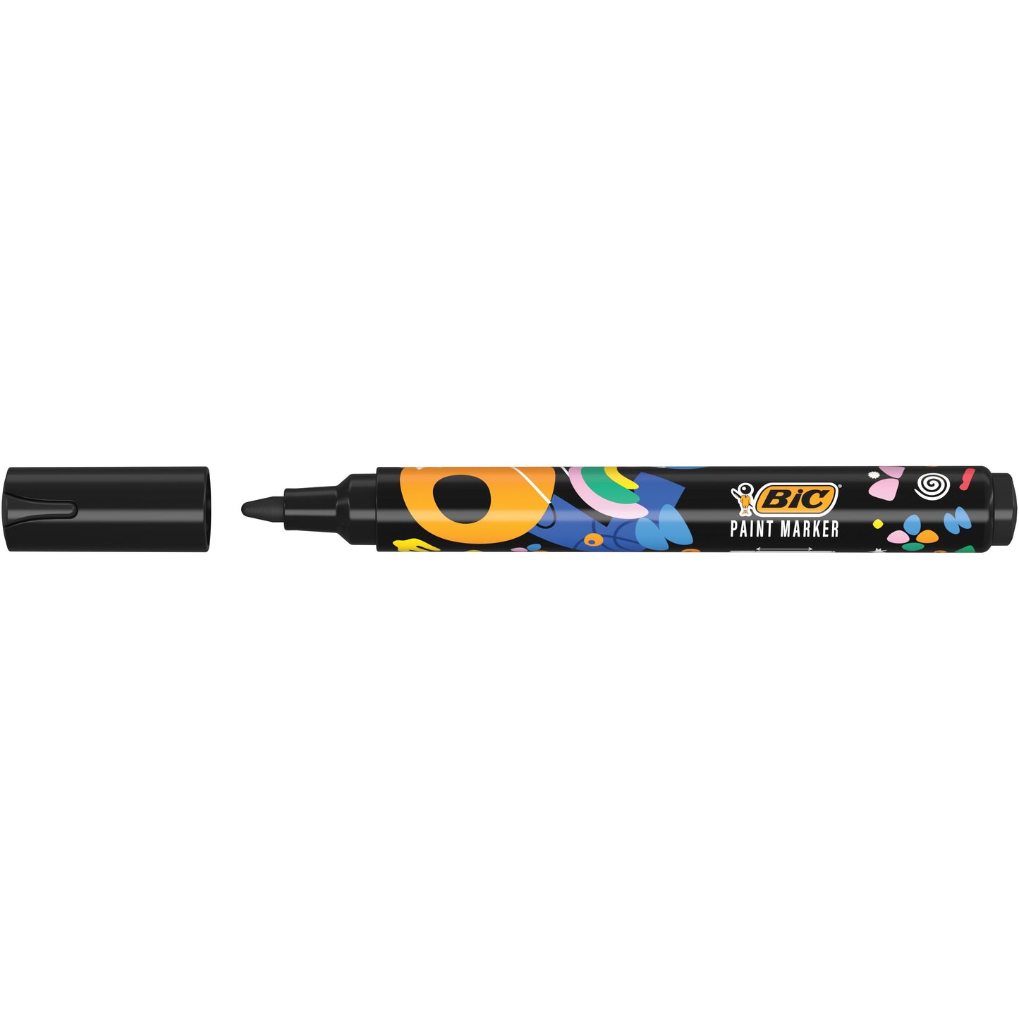 Bic - Farbmarker Intensität schwarz | 12 Stück