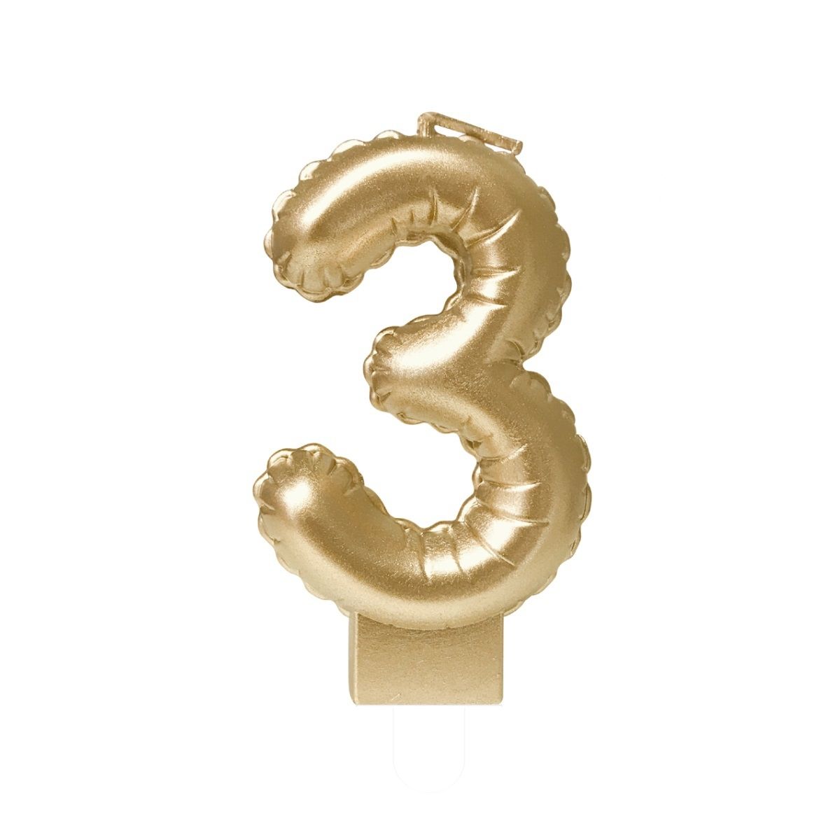 Bruna office - Foil balloon candle gold 3