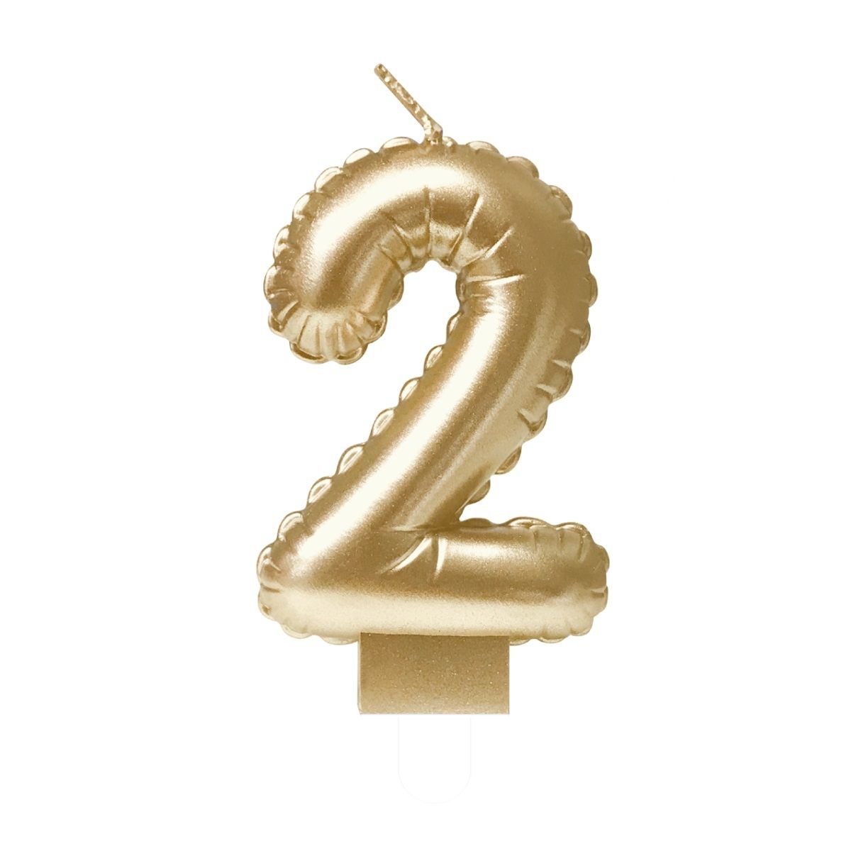 Bruna office - Foil balloon candle gold 2