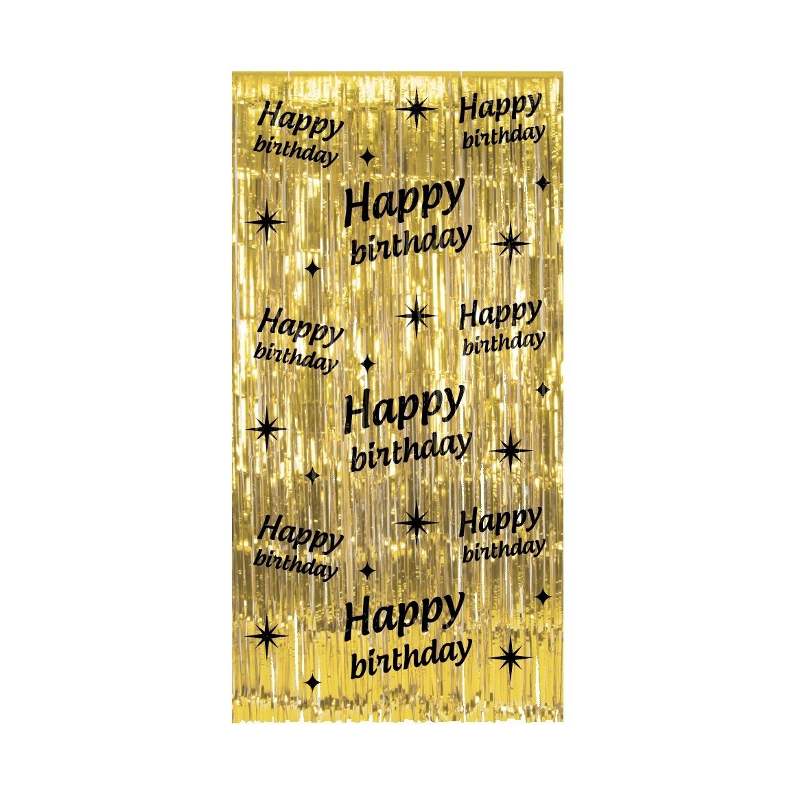 Bruna office - Classy Party Curtain Happy Birthday