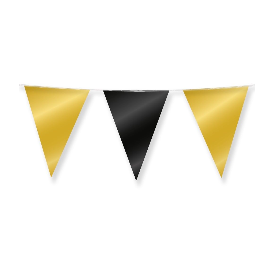 Office - Party flag foil gold and black
