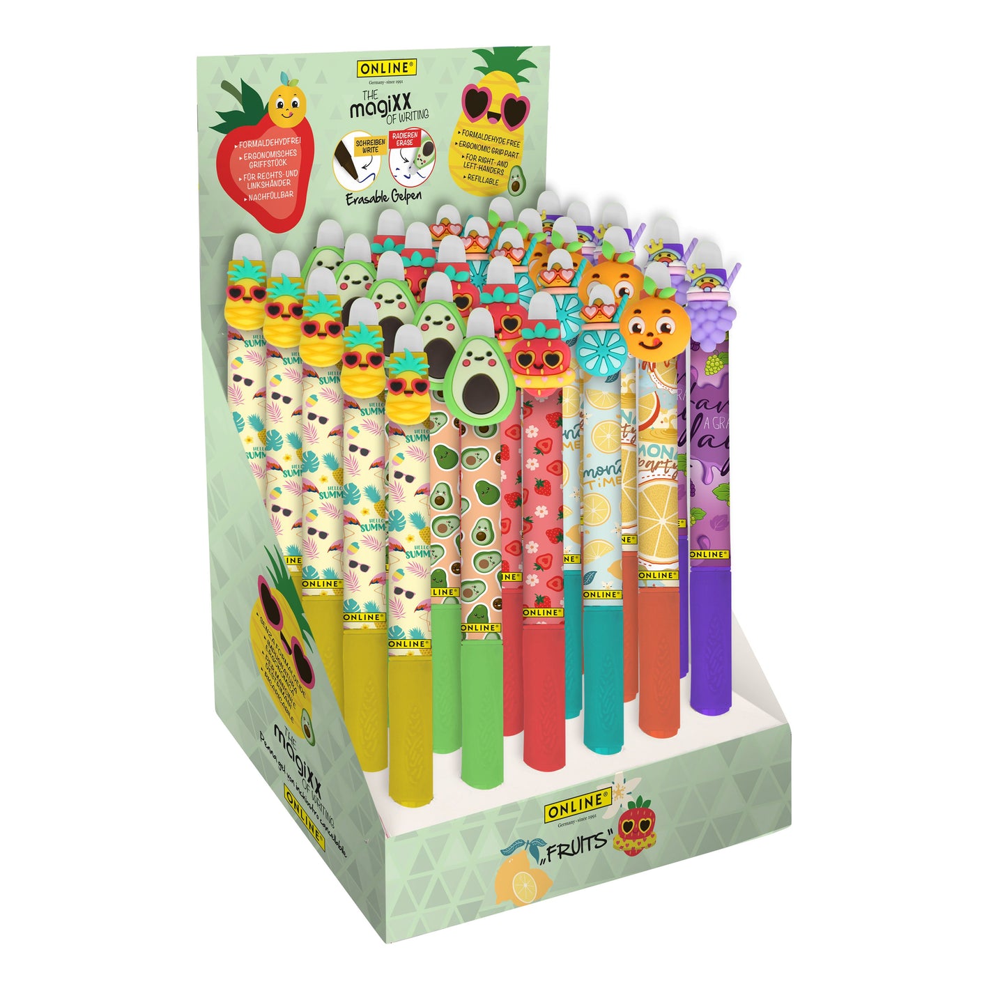 Online - Gelschrijver Magixx Fun Fruits 0.7mm assorti