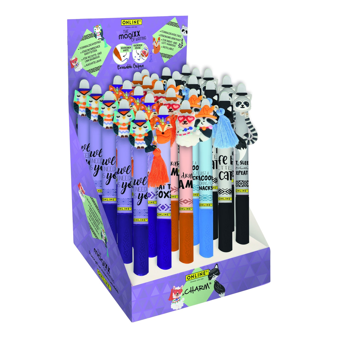 Online - Gelschrijver Magixx Fun Charm 0.7mm assorti