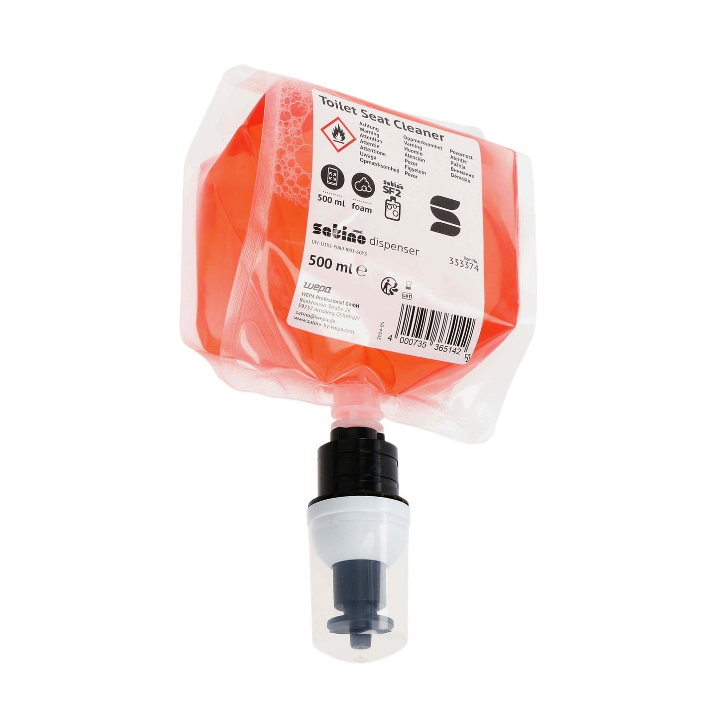 Satino - Detergente per sedili WC SF2 500ml 333374 | 6 pezzi