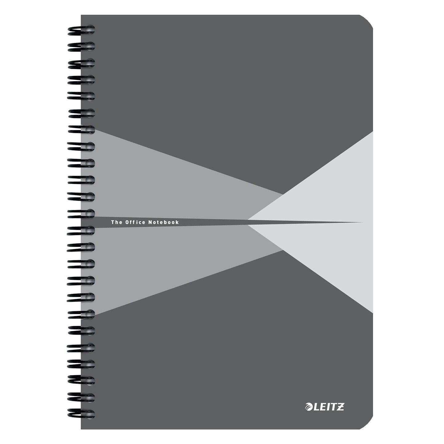 Leitz - Notitieboek office a5 lijn 180pag grijs | 5 stuks