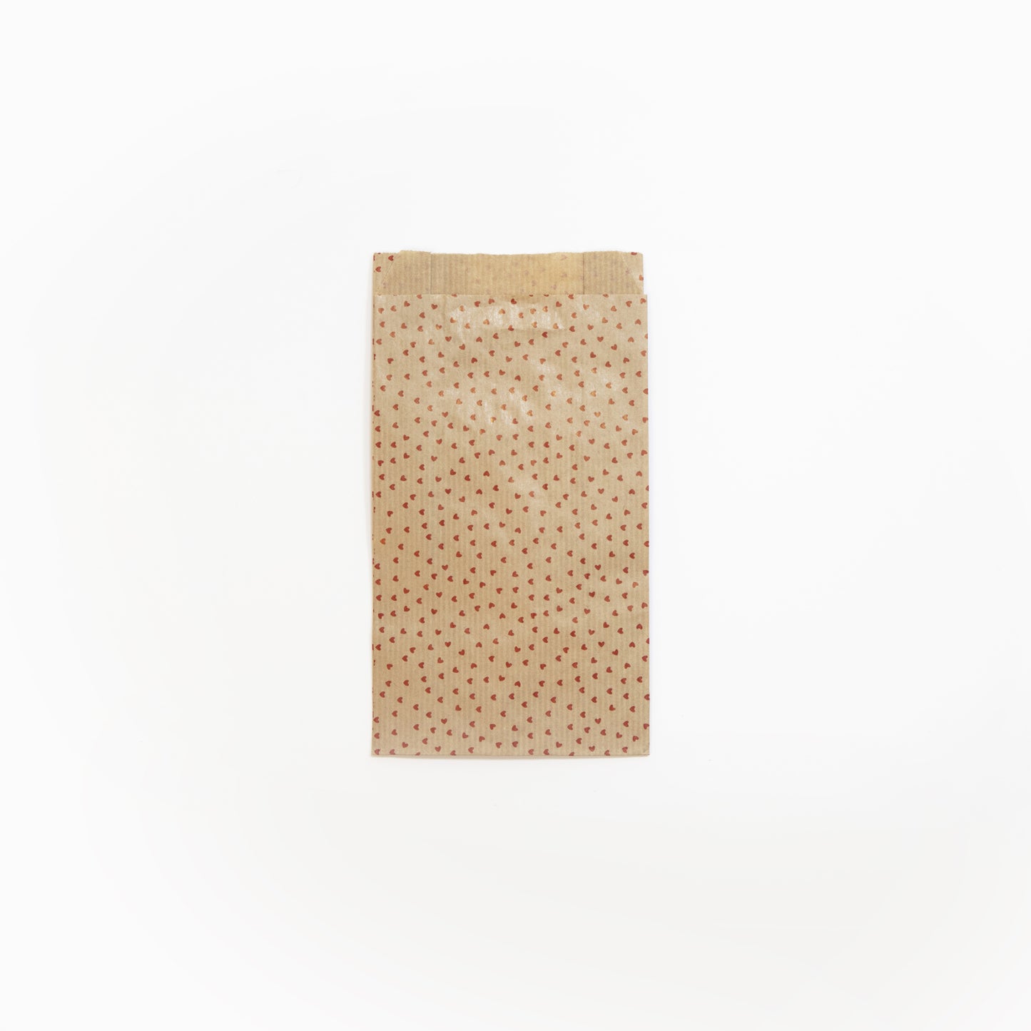 Clairefontaine - Bolsa regalo 12x24x4,5 kraft corazón 50 uds