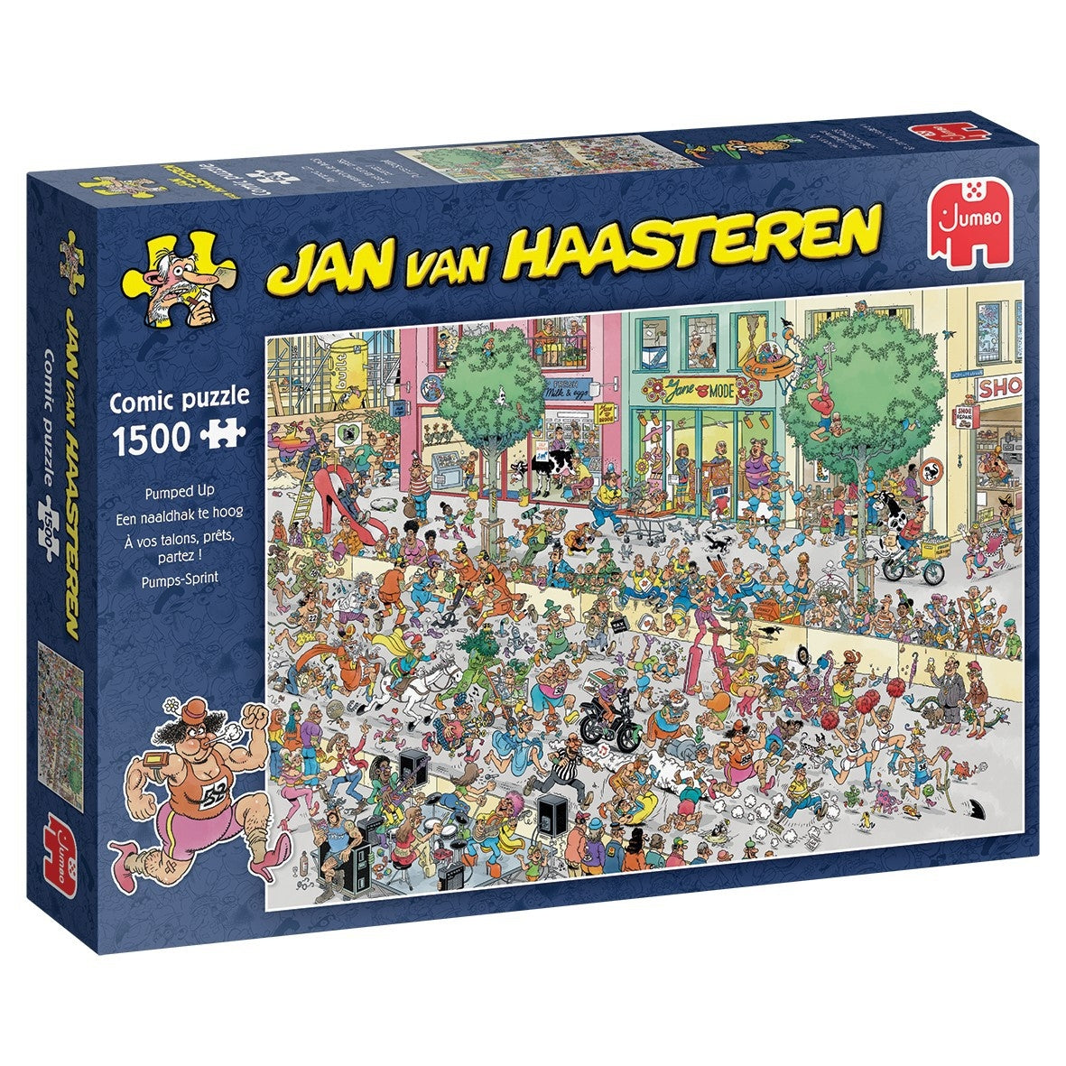 Jan van Haasteren - - Een naaldhak te hoog (1500 stukjes)