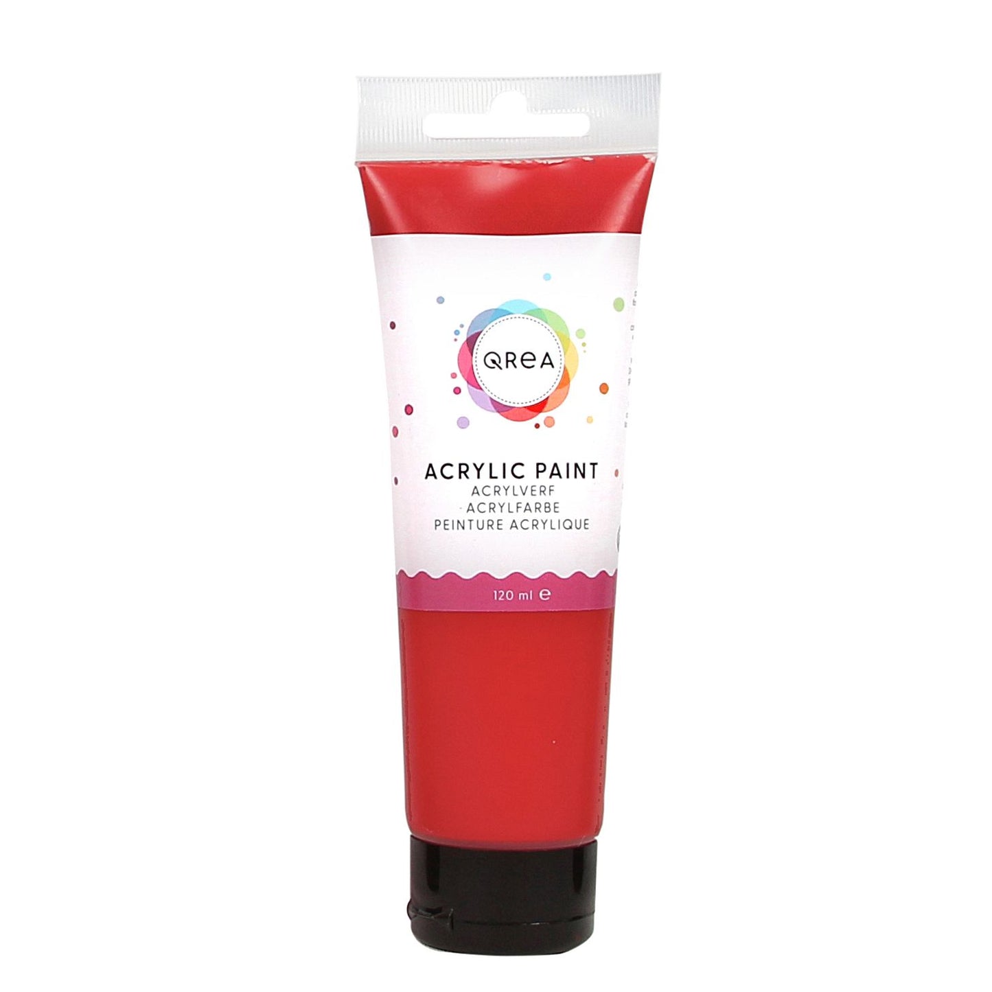 Qrea - Pintura acrílica 120 ml bermellón