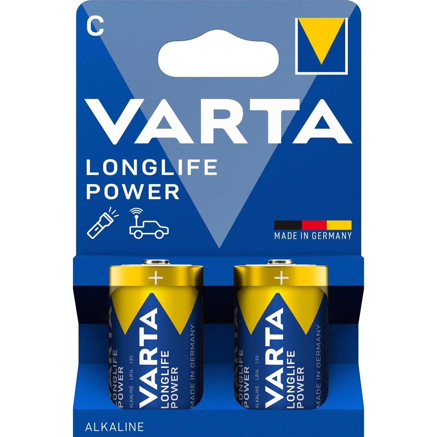 Varta - Batterij longlife power 2x c