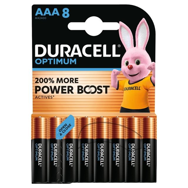 Duracell - Batterij Optimum 8x AAA