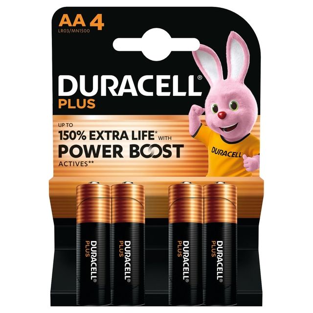 Duracell - Batterij plus powerboost 4x aa | 20 stuks