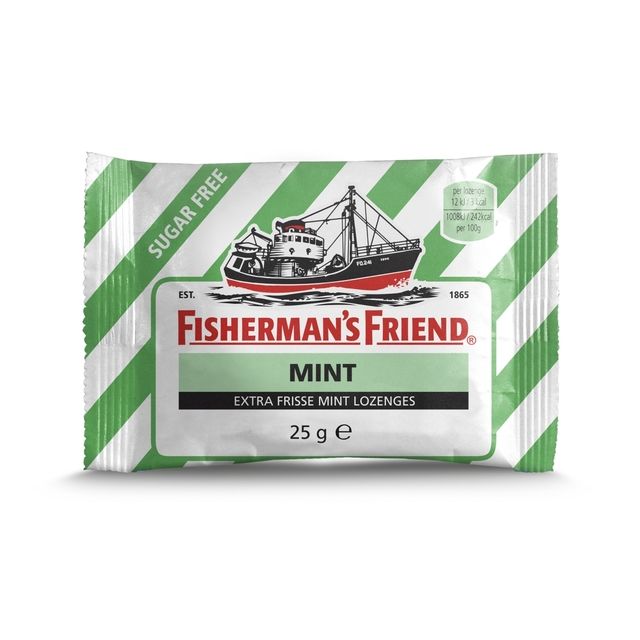 Fisherman's Friend - Pastillas para la garganta amigo pescador menta sin azúcar | 24 piezas