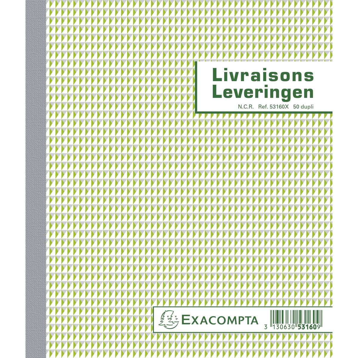 Exacompta - Leveringenboek manifold du 50vel nl fr | 10 stuks