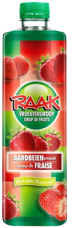 RAAK - Sciroppo di fragole 750ml | 6 pezzi
