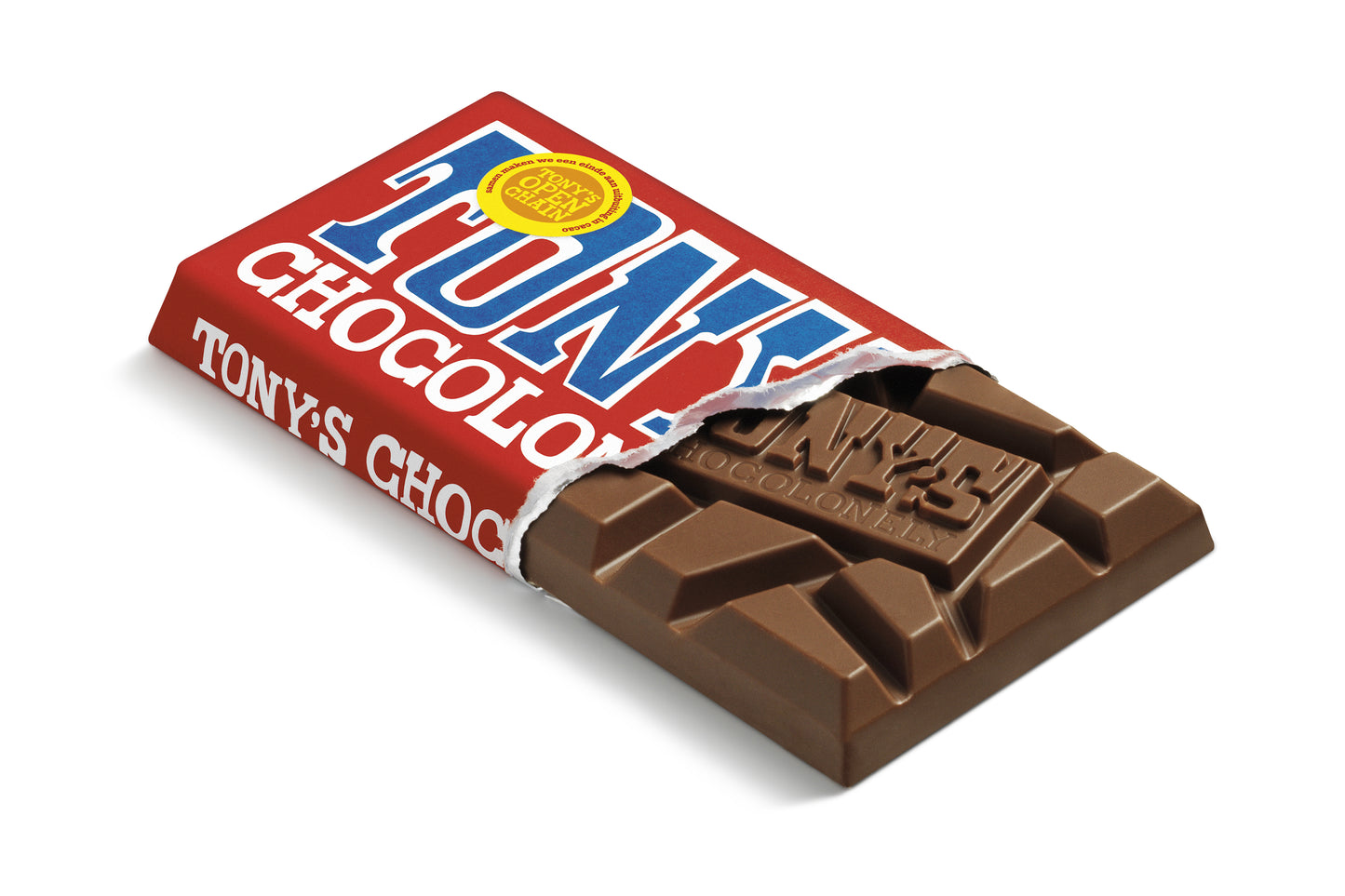 Tony's Chocolonely - Chocolade tony chocolonely melk 90 gram