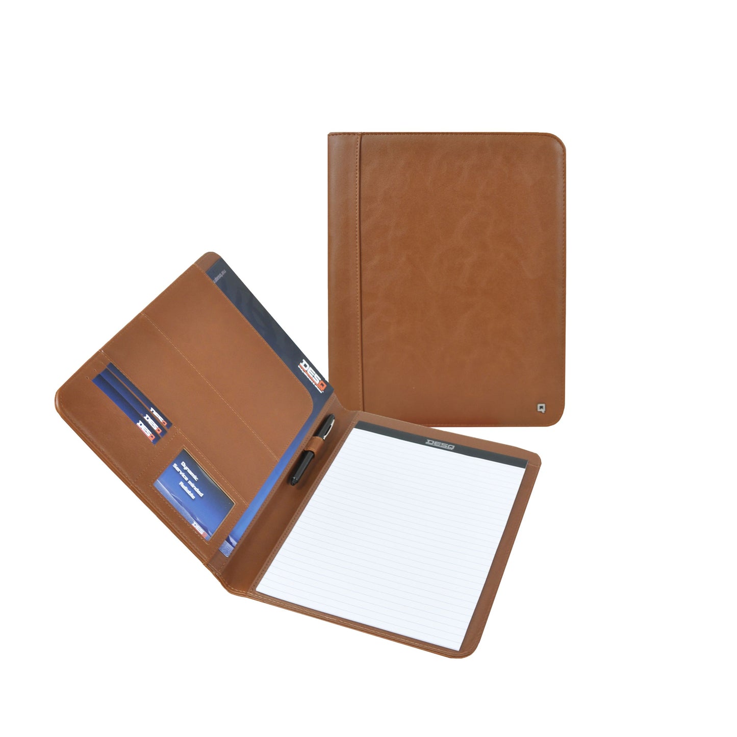 Desq - Writing folder a4 brown