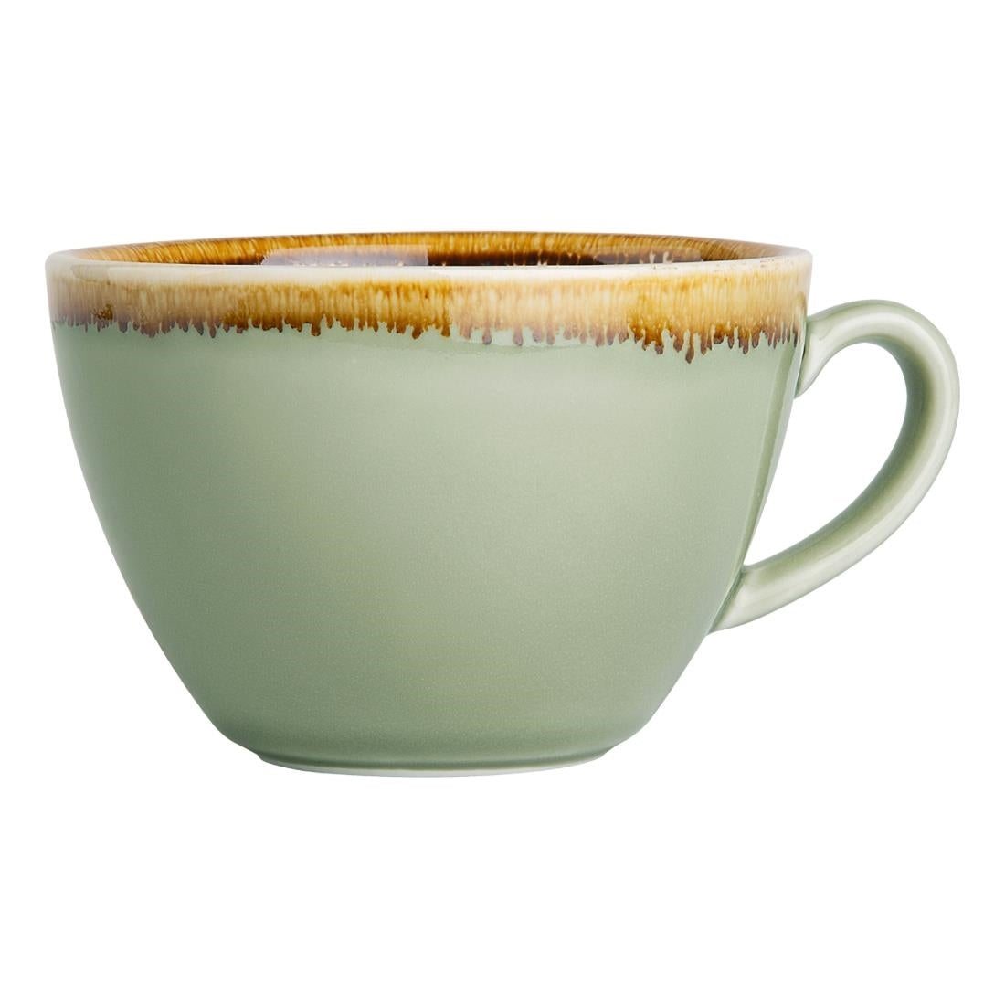 Olympia - Cappuccinokopje kiln 340ml 6 stuks mosgr