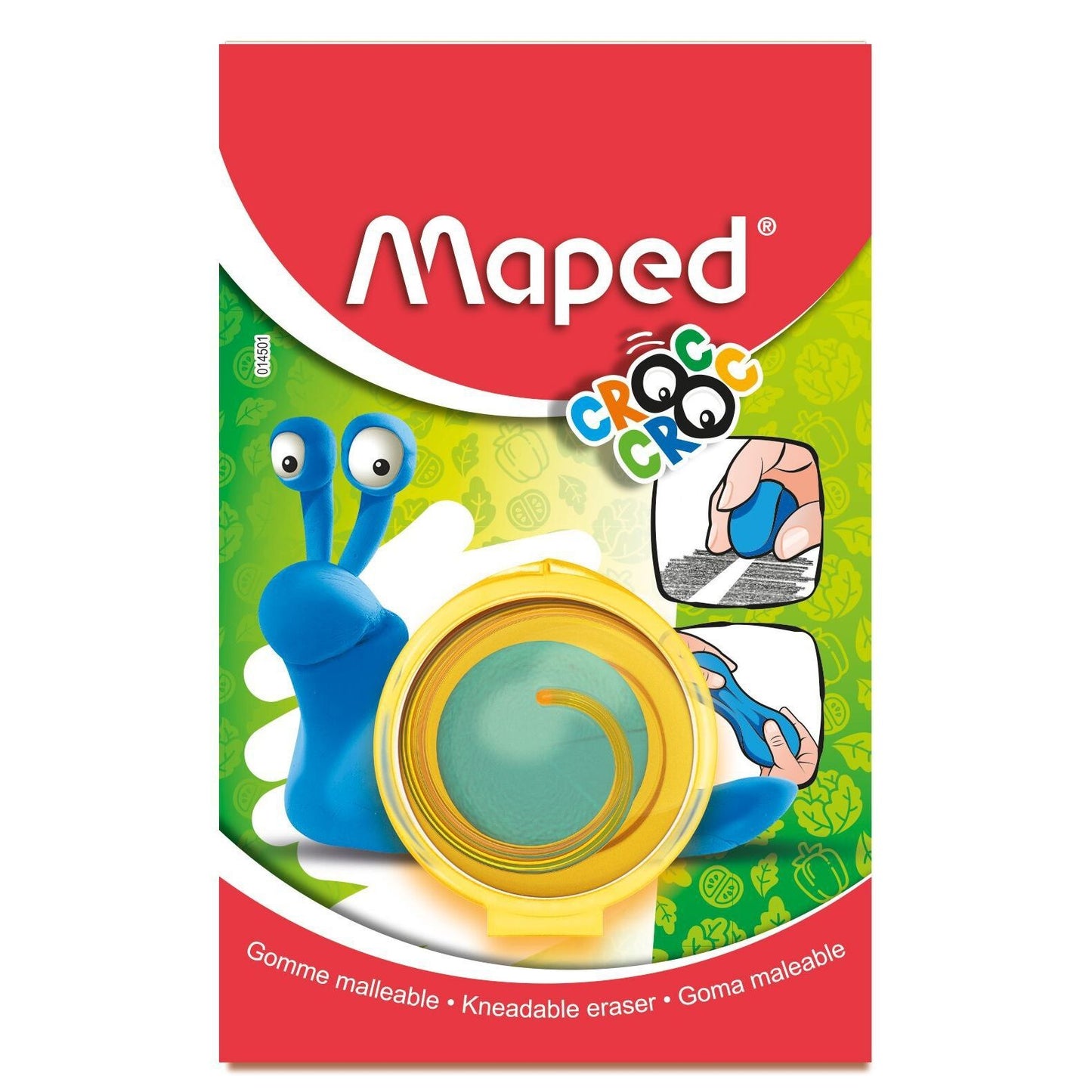 Maped - Kneedgum croc croc blister 1 stuk blauw