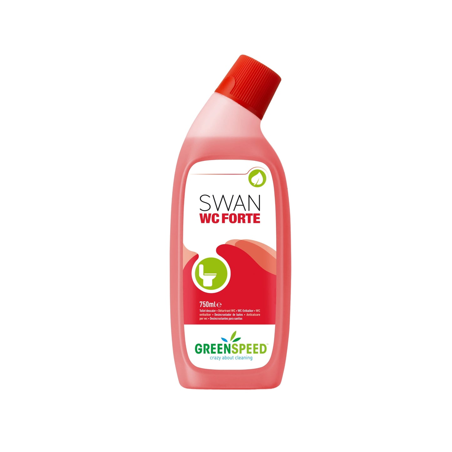 Greenspeed - Toiletreiniger swan wc forte 750ml rood