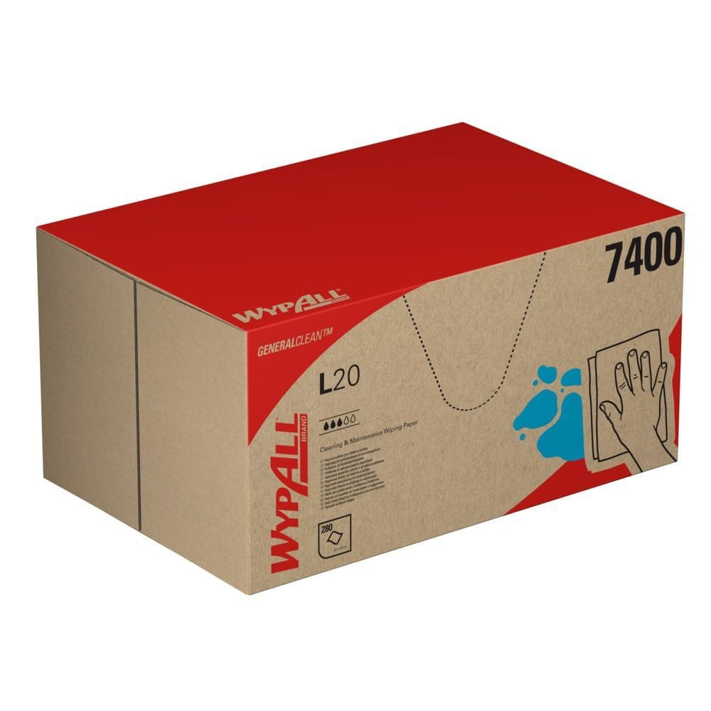 WypAll - Poetsdoek l20 generalclean 420x330mm blauw