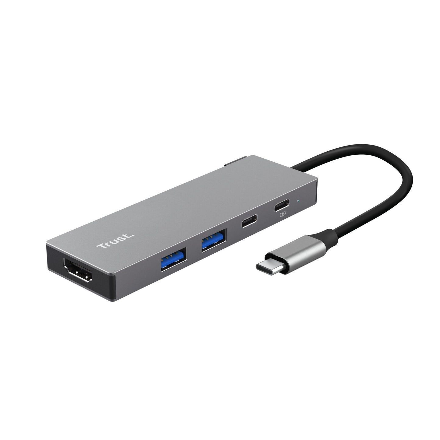 Trust - 26062 interface hub USB Type-C Grijs
