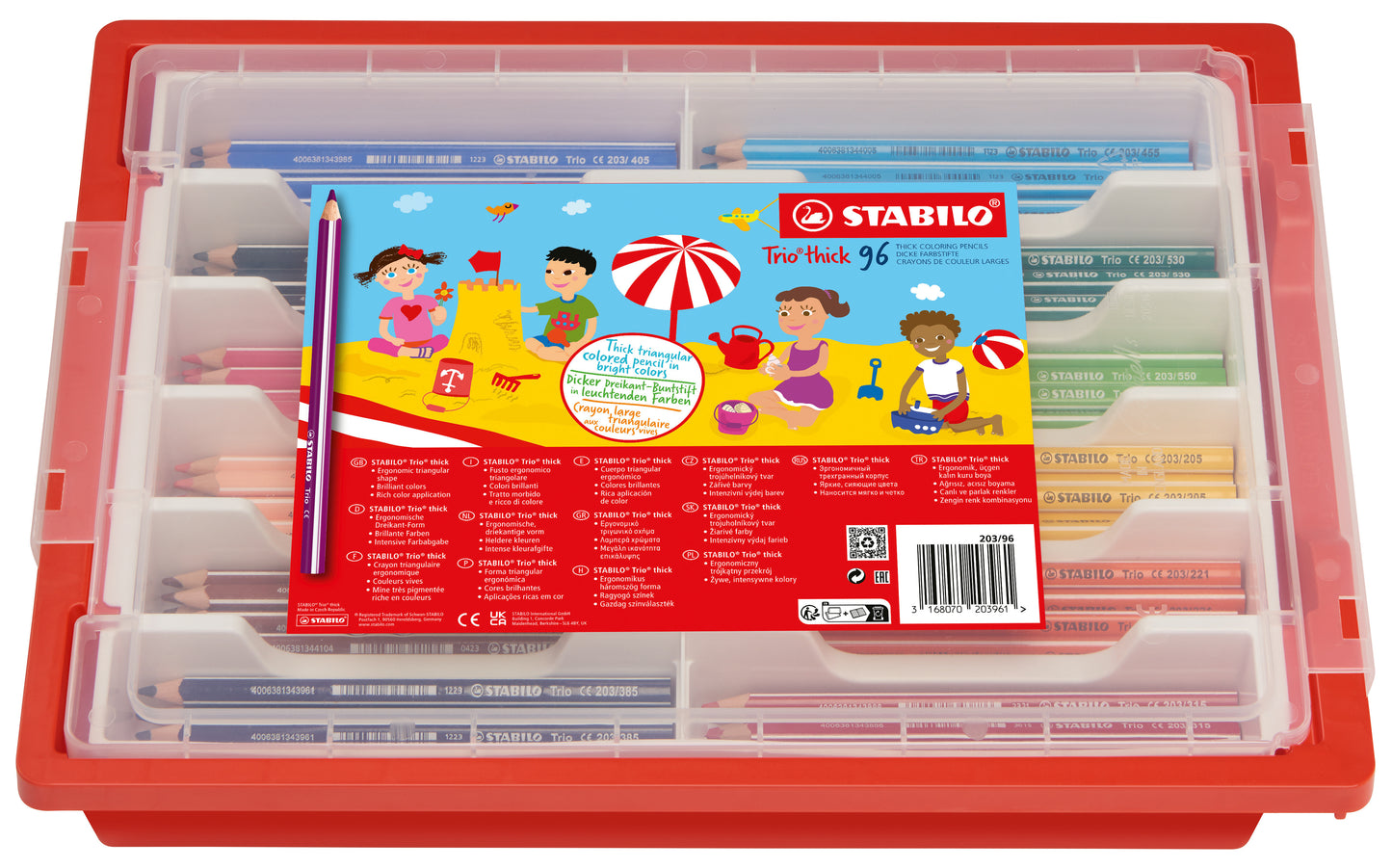 Stabilo - Trio thick Meerkleurig 96 stuk(s)