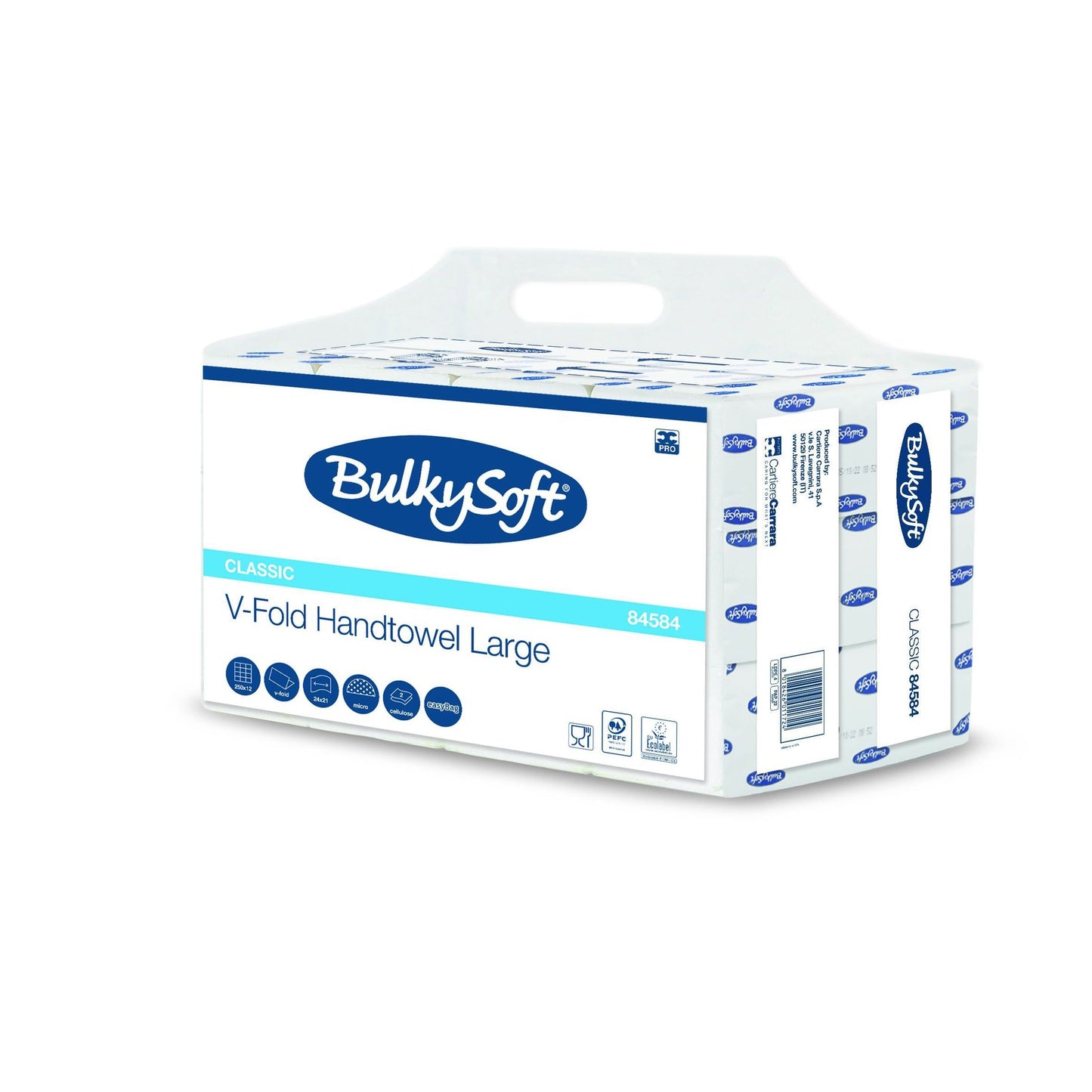 BulkySoft - Handdoek classic 12x250 vel 84584