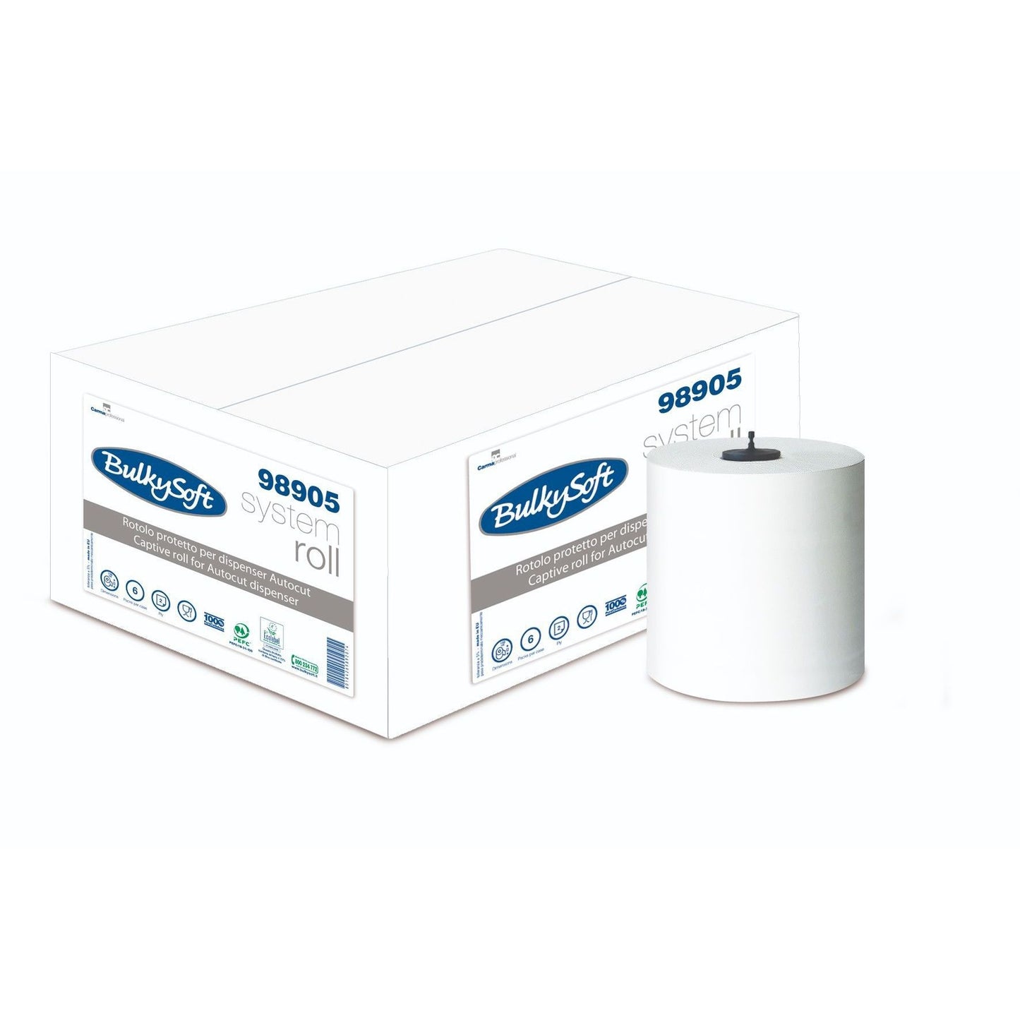 BulkySoft - Handdoekrol h1 matic 200m 98905