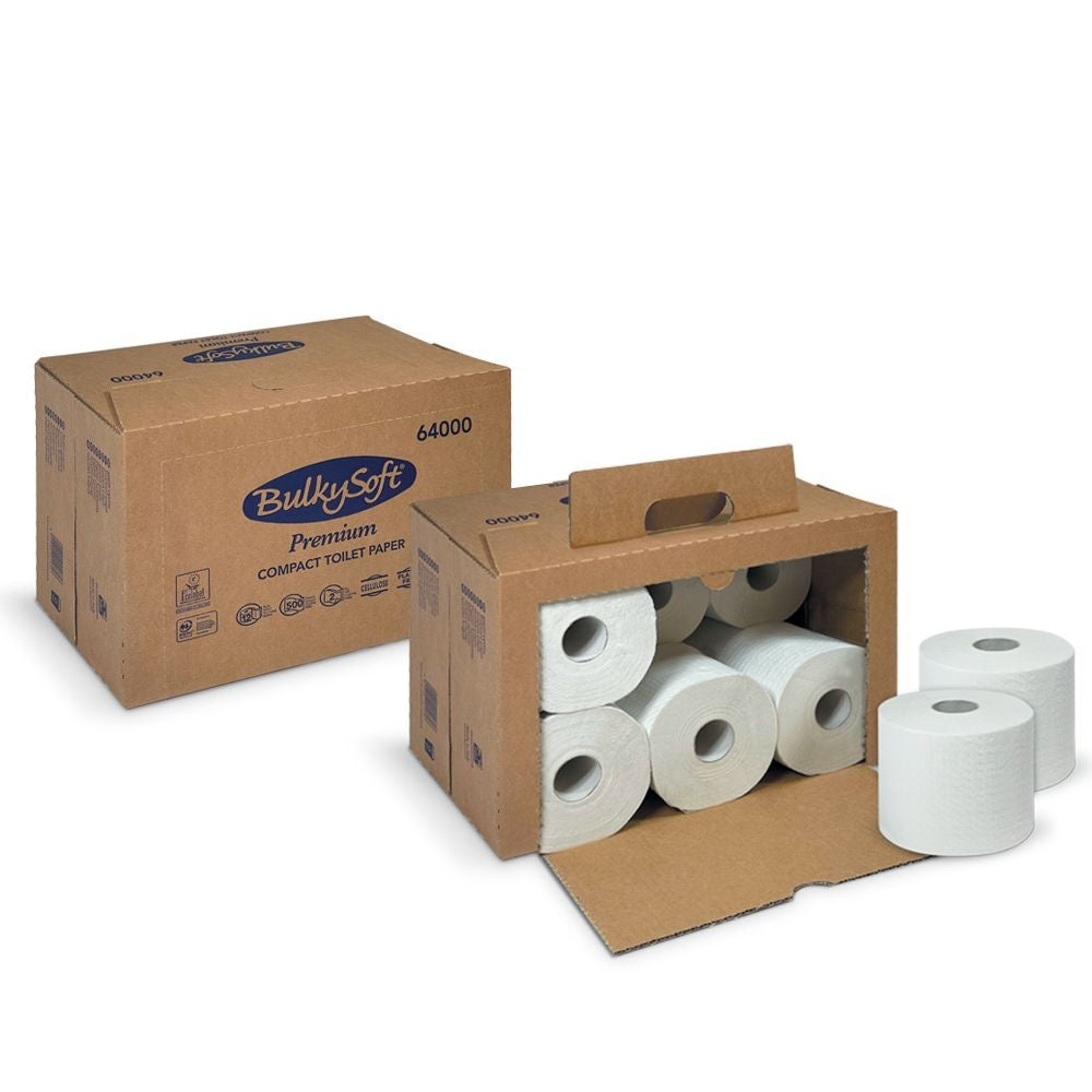 BulkySoft - Toiletpapier premium 12x500 vel 64000