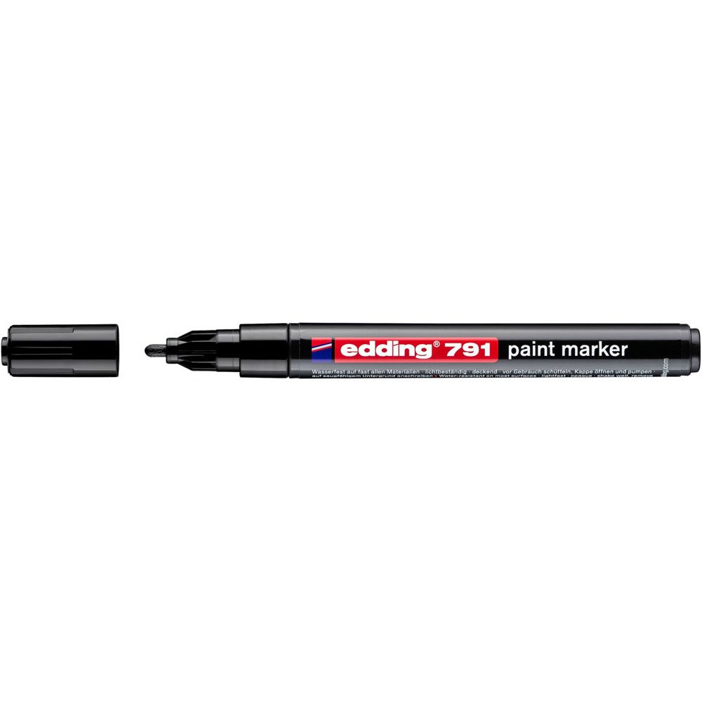 Edding - Paintmarker 791 alcoholbasis 1-2mm zwart