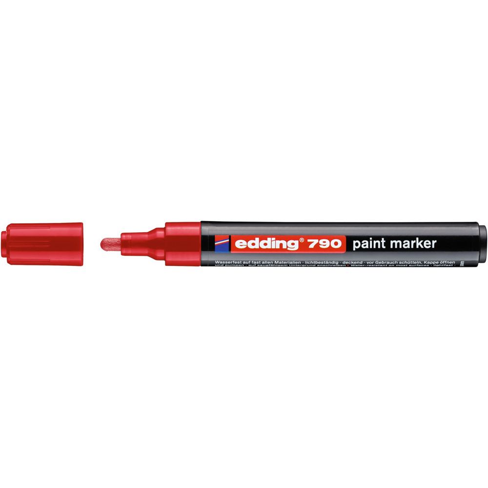 Edding - Paintmarker 790 alcoholbasis 2-3mm rood