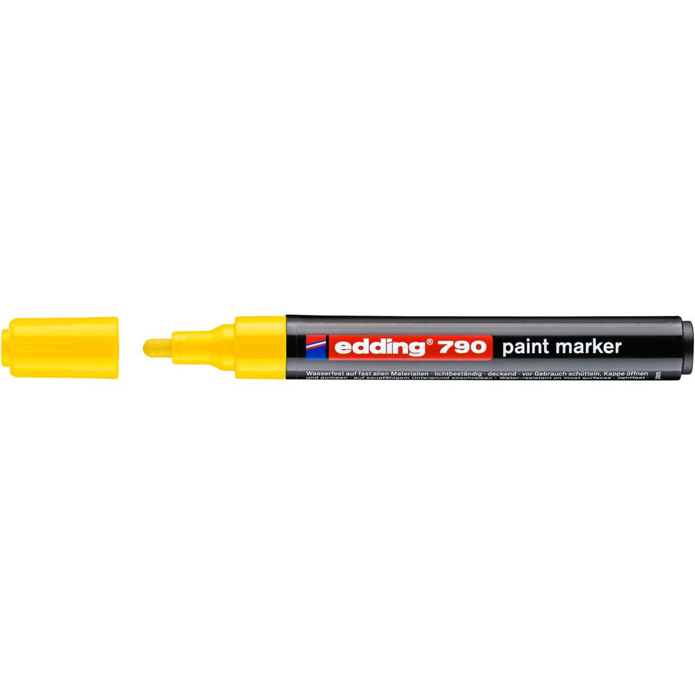 Edding - Paintmarker 790 alcoholbasis 2-3mm geel | 10 stuks