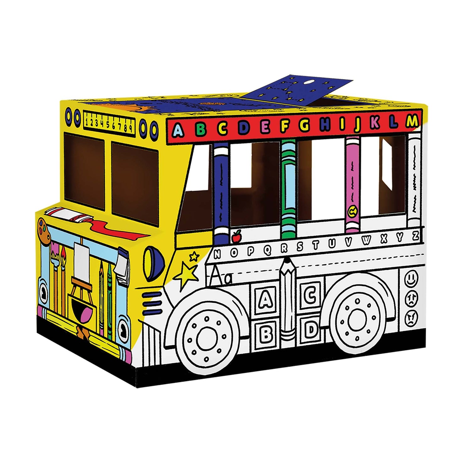 Bankers Box - Kartonnen speelbus play