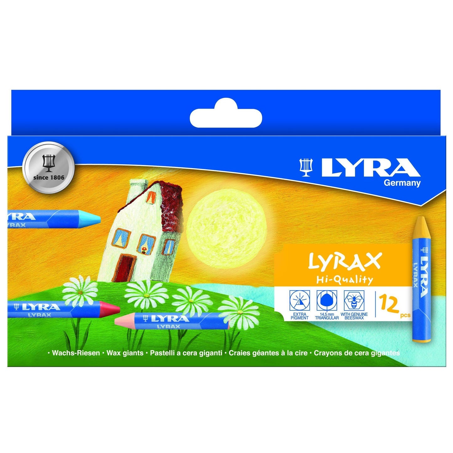 LYRA - Waskrijt x wax giants 12 kleuren