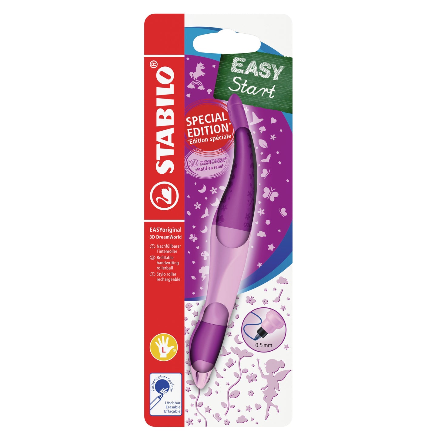 Stabilo - Rollerpen easyoriginal 3d dreamw lh m rz | 3 stuks