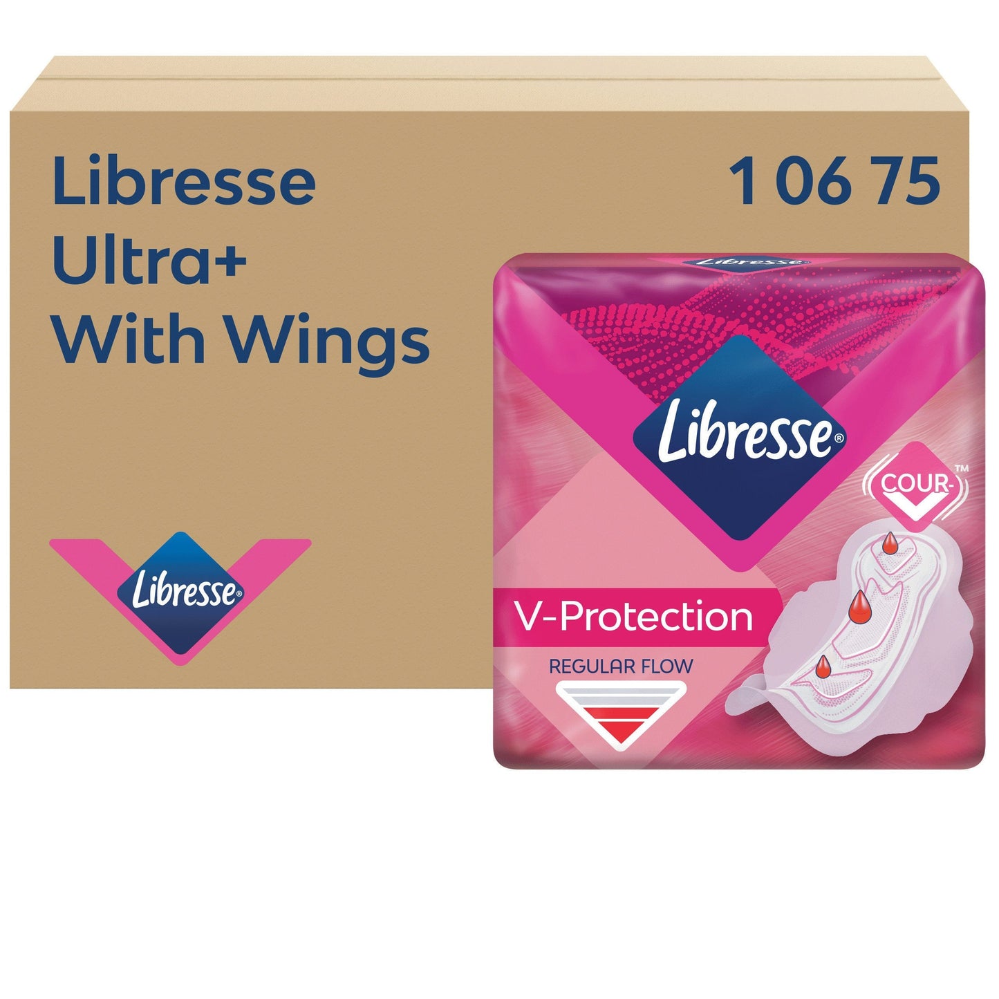LIBRESSE - Maandverband p1 ultra plus regular | 2 stuks
