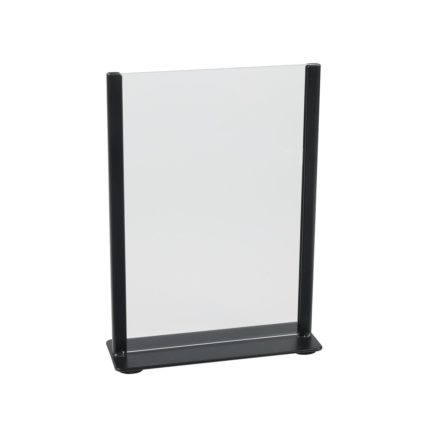 Europel - Kaarthouder zwart metaal met acryl bord a5
