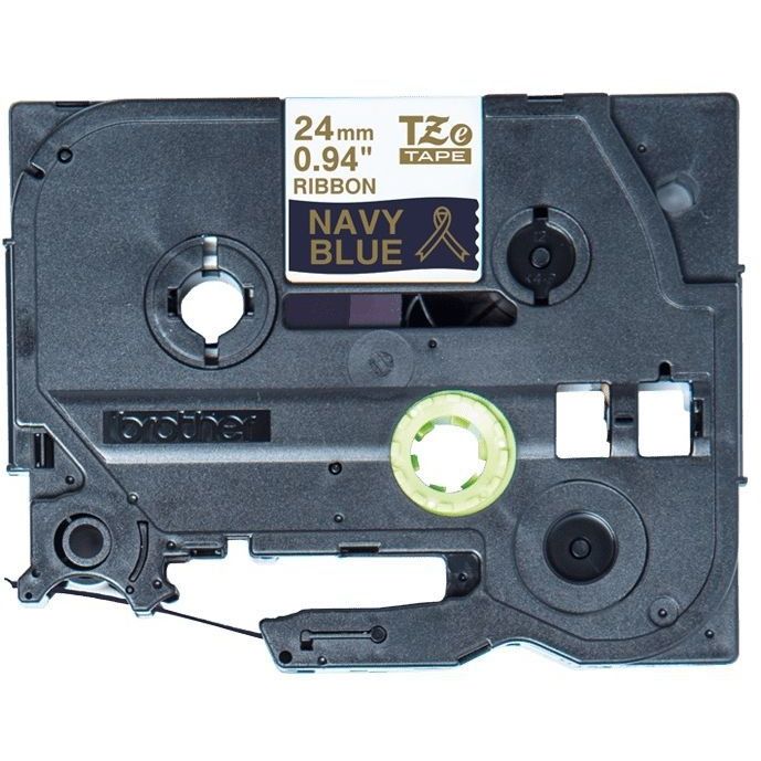 Brother - Labele ptouch tzern54 24mm marineblauw