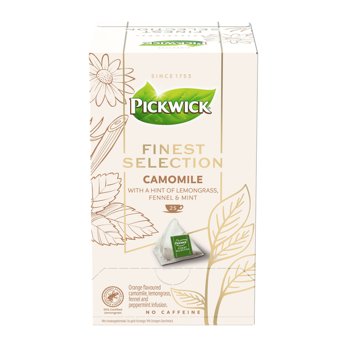 Pickwick - Thee finest selection camomile 25x2gr | 4 stuks