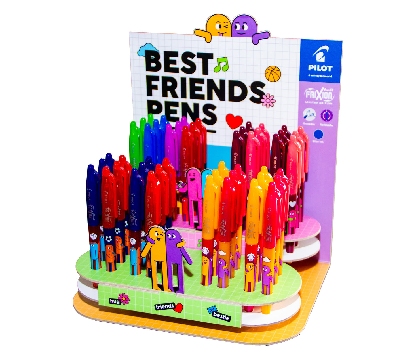 Pilot - Rollerpen frixion friends m ass displ à 48st