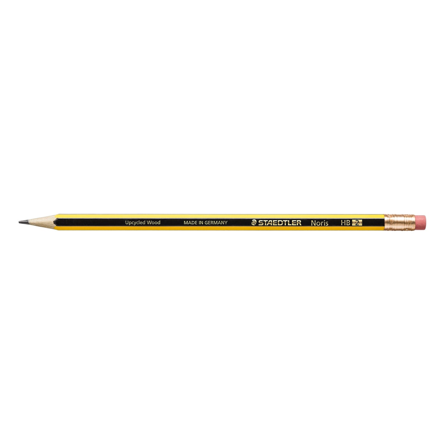 Staedtler - lápiz Noris HB, con goma de borrar