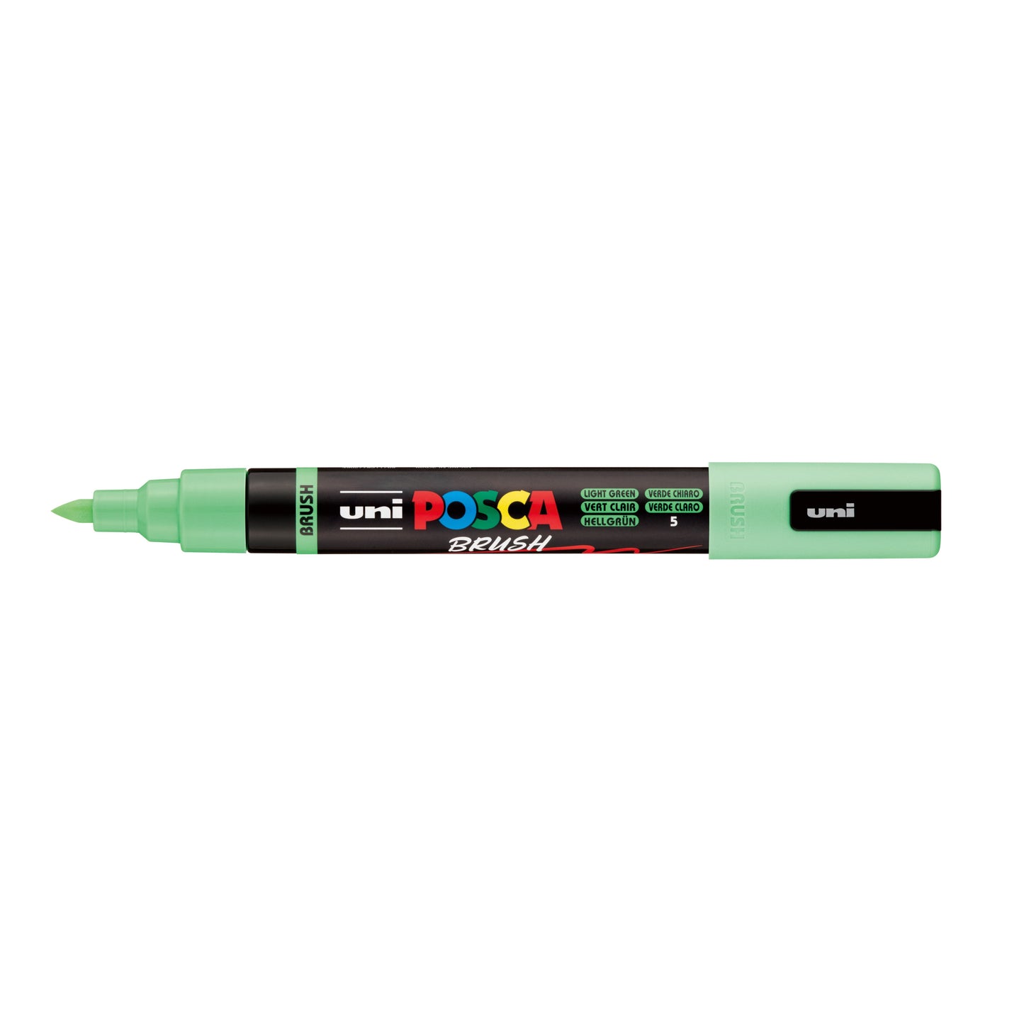 Posca - Paintmarker uni pc-5br brushpunt m lichtgn