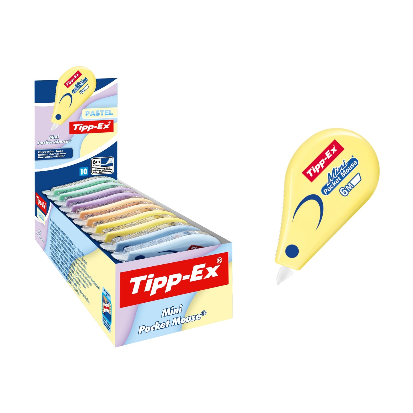 Tipp-Ex - Correctiee mini pocket mouse 5mm ass