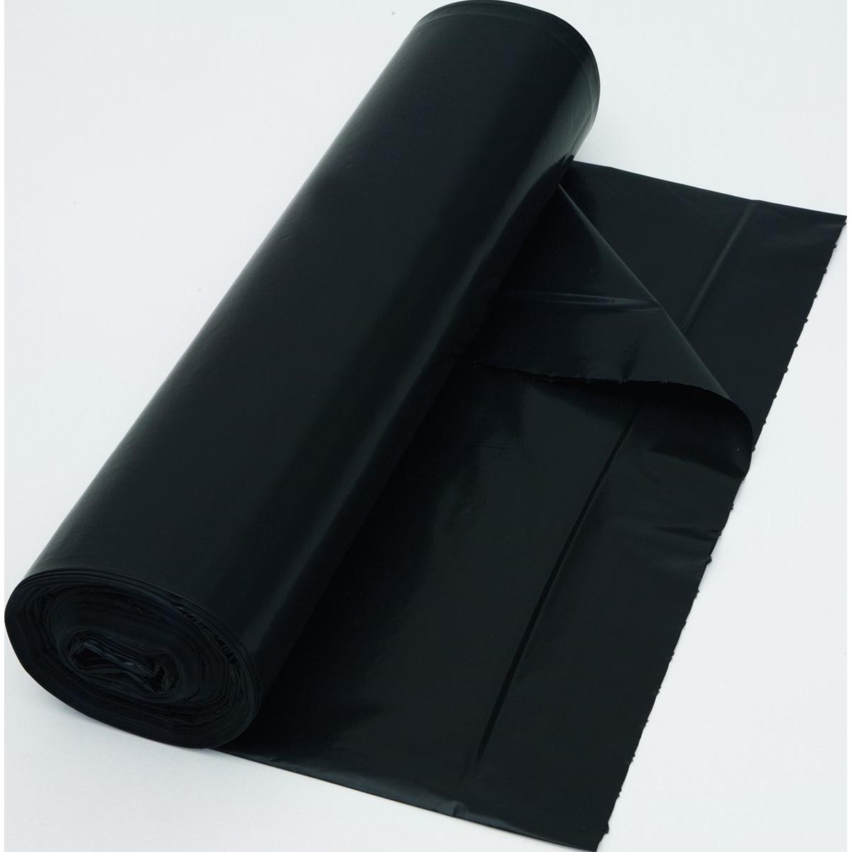 Q-CONNECT - Vuilniszak 37 micron, ft 70 x 110 cm, 120 liter, zwart, rol van 25 stuks