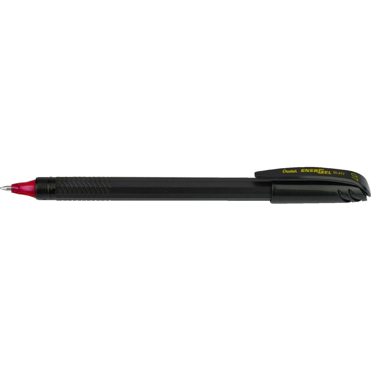 Pentel - rodillo Energel Recycology, 0,7 mm, BL417R-B, rojo