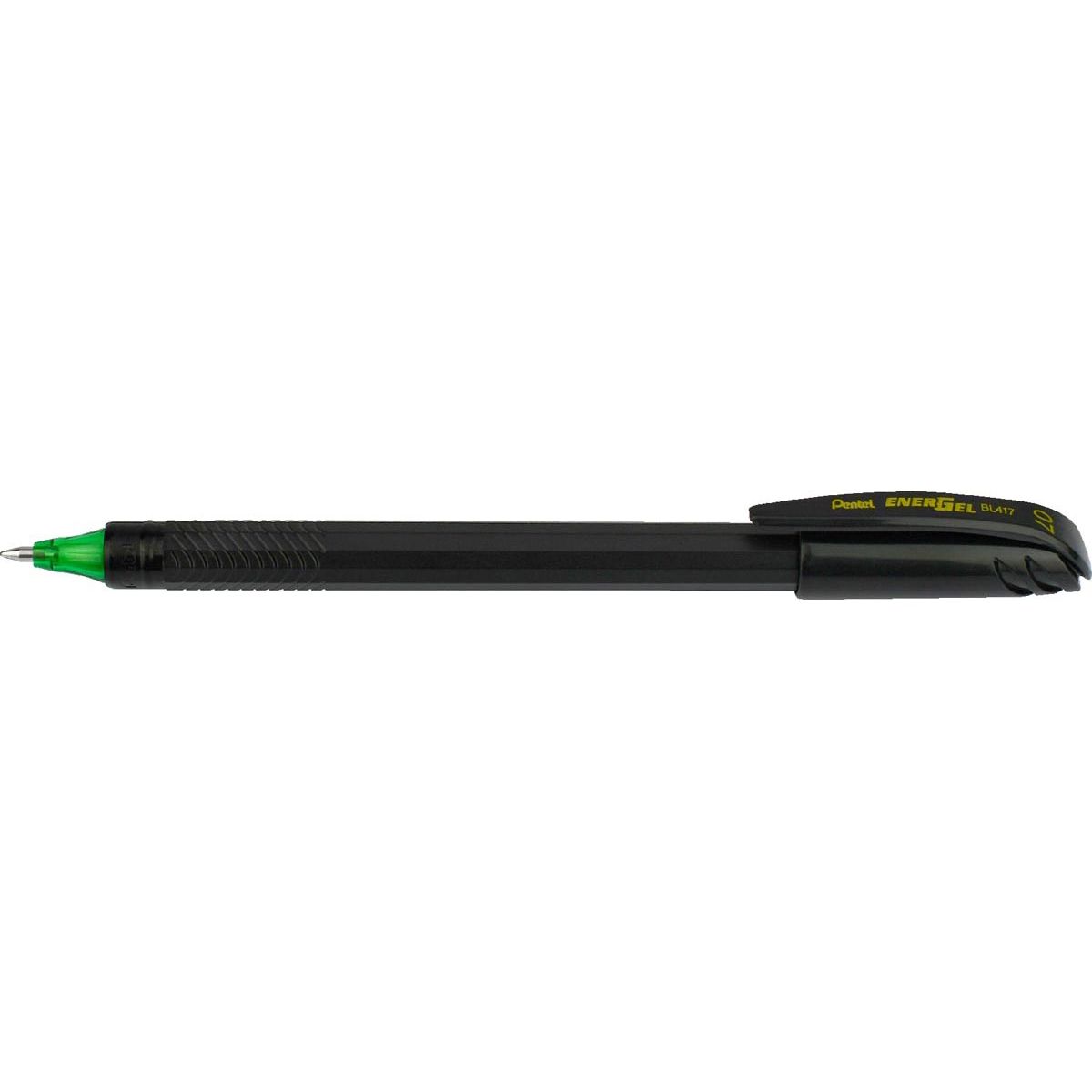 Pentel - rodillo Energel Recycology, 0,7 mm, BL417R-D, verde