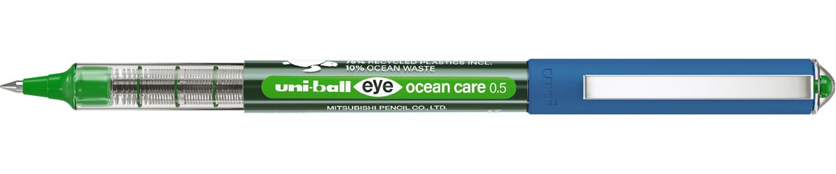 Uni-ball - Stylo roller Eye Ocean Care fin vert